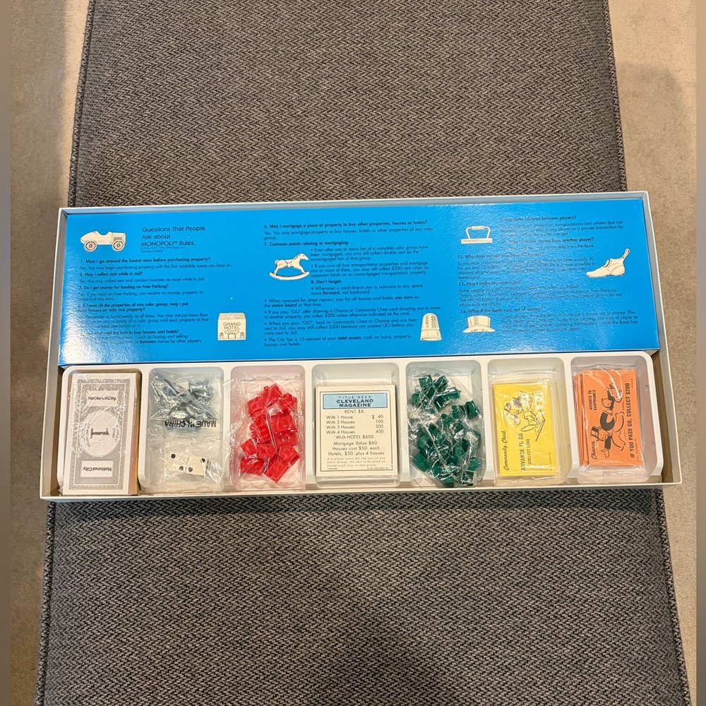 Vintage 1996 Monopoly Authorized Cleveland Edition Board Game - Picture 6 of 10
